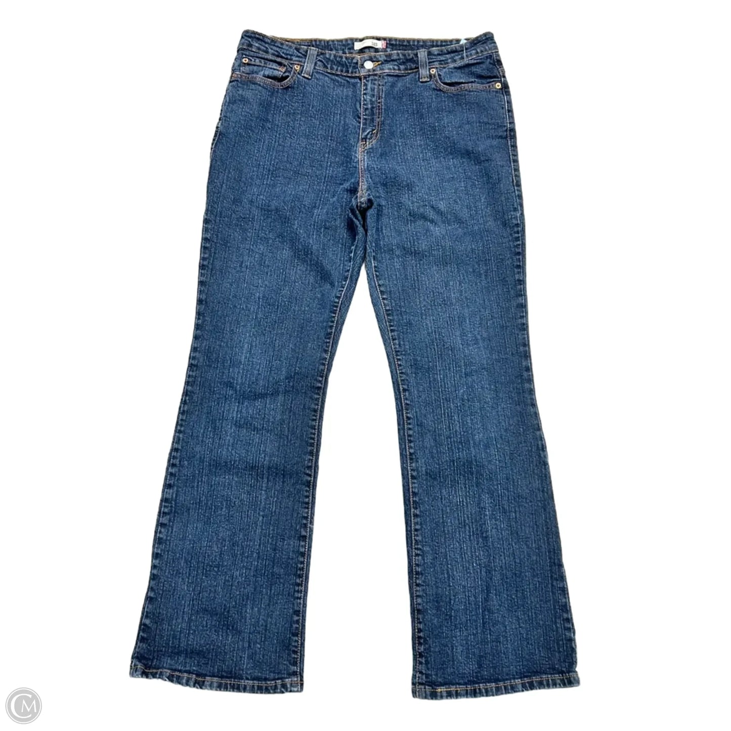 Jeans Boot Cut By Levis In Blue Denim, Size: 18