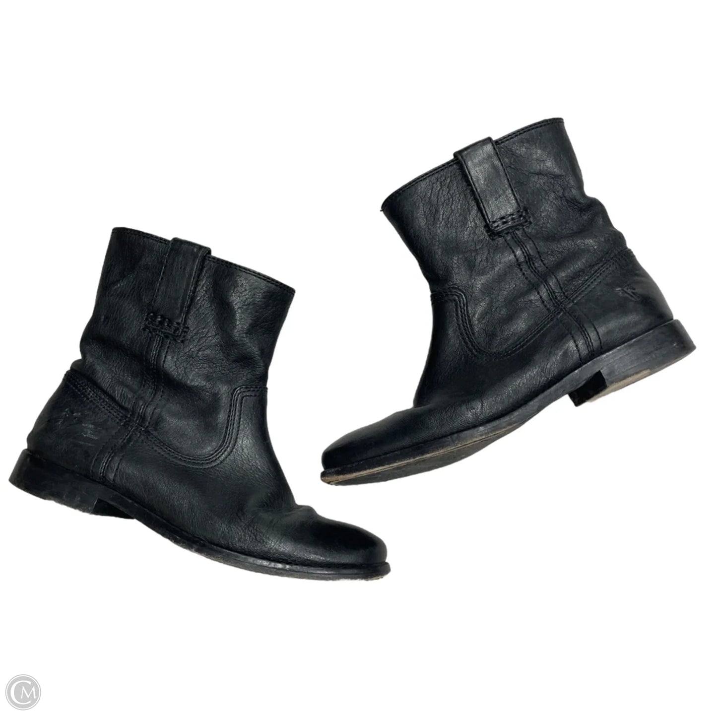 Boots Designer By Frye In Black, Size: 6