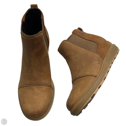 Boots Ankle Heels By Sorel In Tan, Size: 9