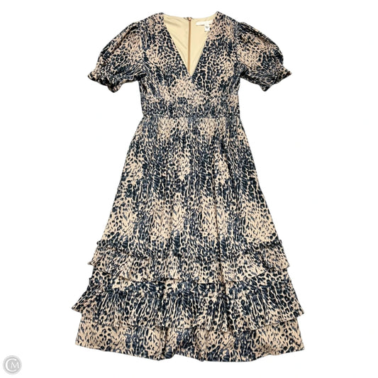 Dress Casual Maxi By Hutch In Tan & Black, Size: M