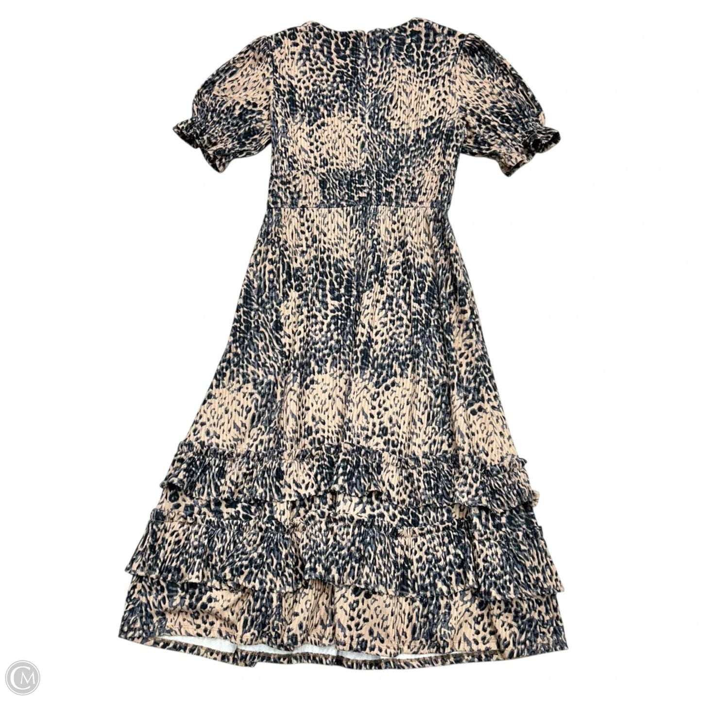 Dress Casual Maxi By Hutch In Tan & Black, Size: M