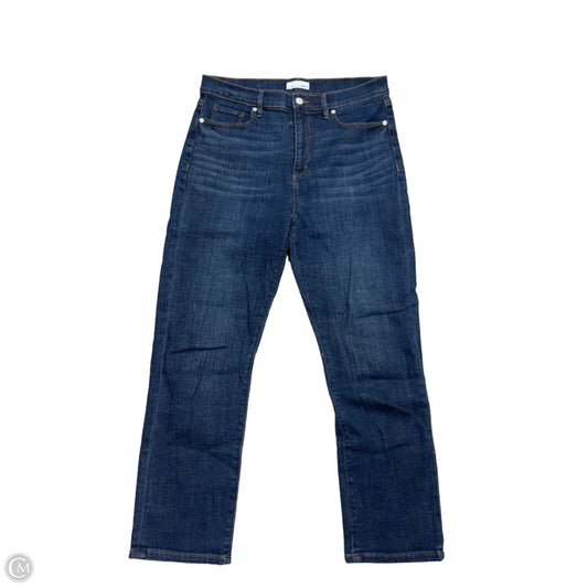Jeans Straight By Loft In Blue Denim, Size: 6