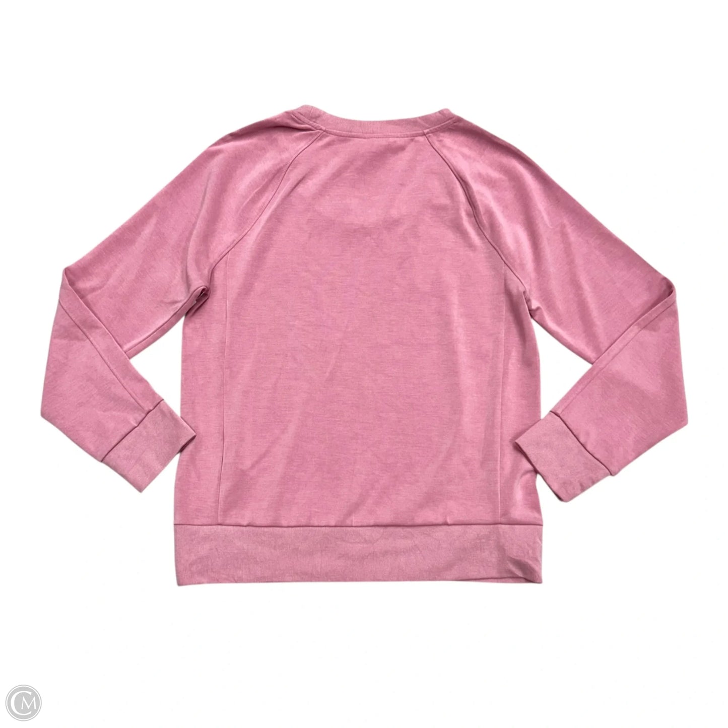 Athletic Top Long Sleeve Collar By Athleta In Pink, Size: S