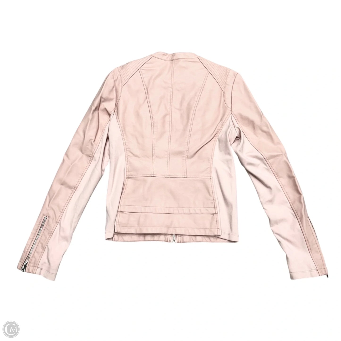 Jacket Moto By Express In Pink, Size: M