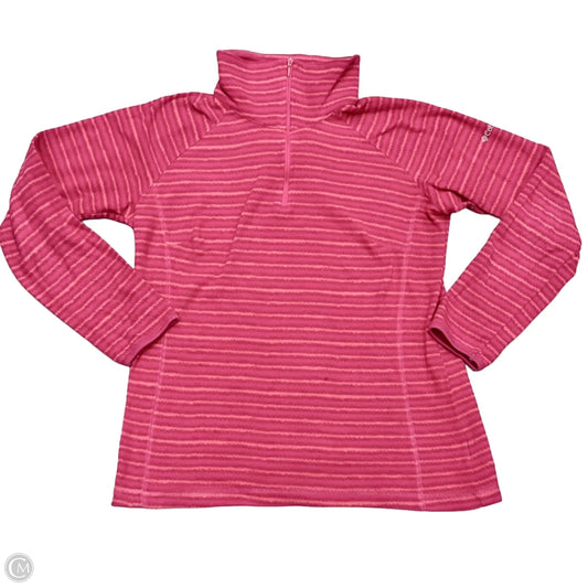 Jacket Fleece By Columbia In Orange & Pink, Size: L
