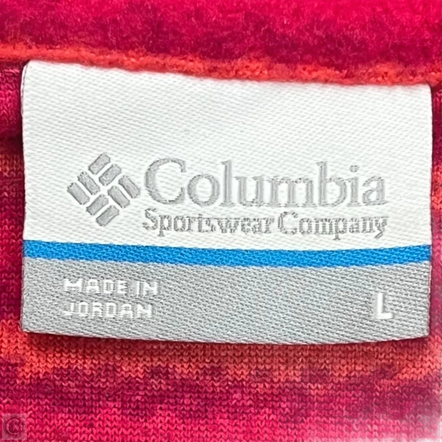 Jacket Fleece By Columbia In Orange & Pink, Size: L