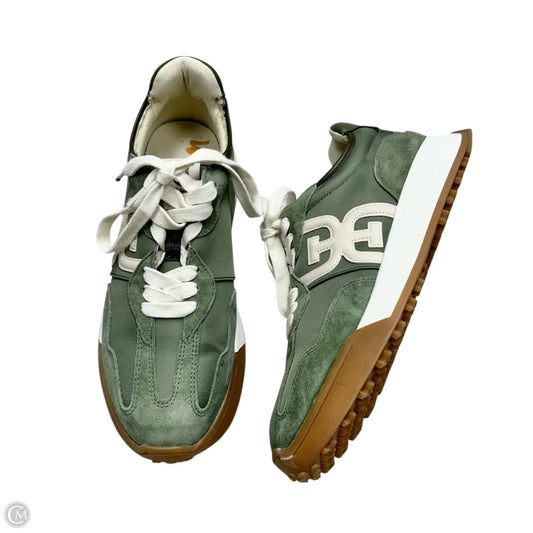 Shoes Sneakers By Sam Edelman In Green & White, Size: 8.5