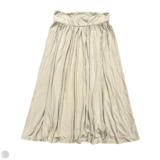 Skirt Midi By Free People In Khaki, Size: M