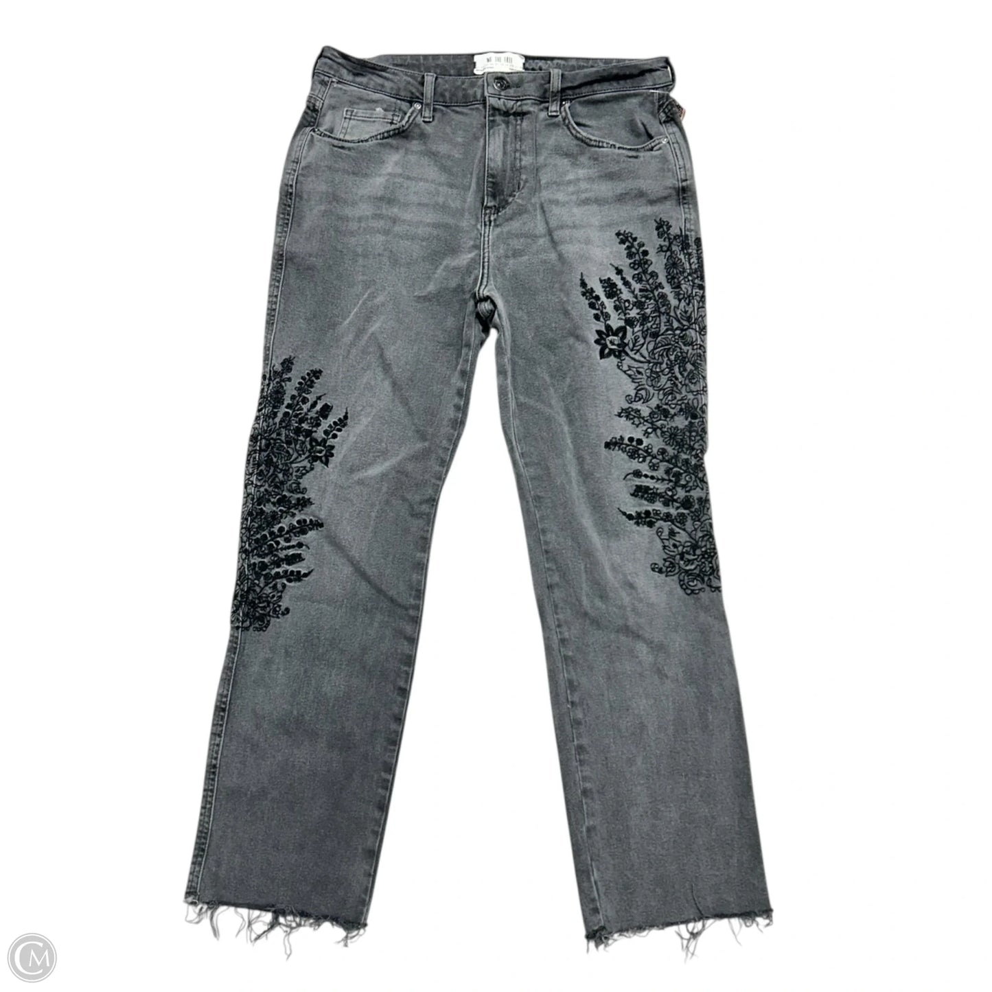 Jeans Straight By We The Free In Grey Denim, Size: 10