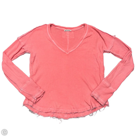 Top Long Sleeve By We The Free In Orange, Size: M