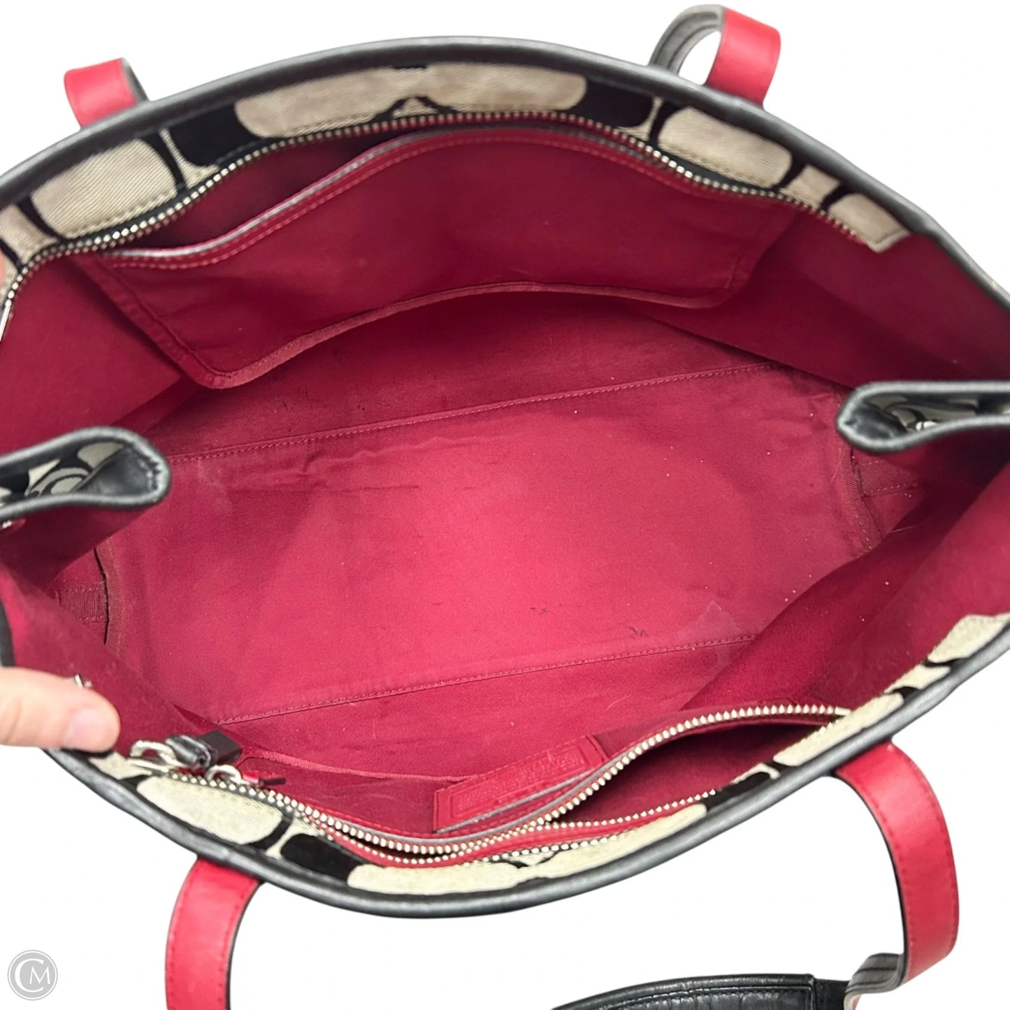 Handbag Designer By Coach, Size: Large