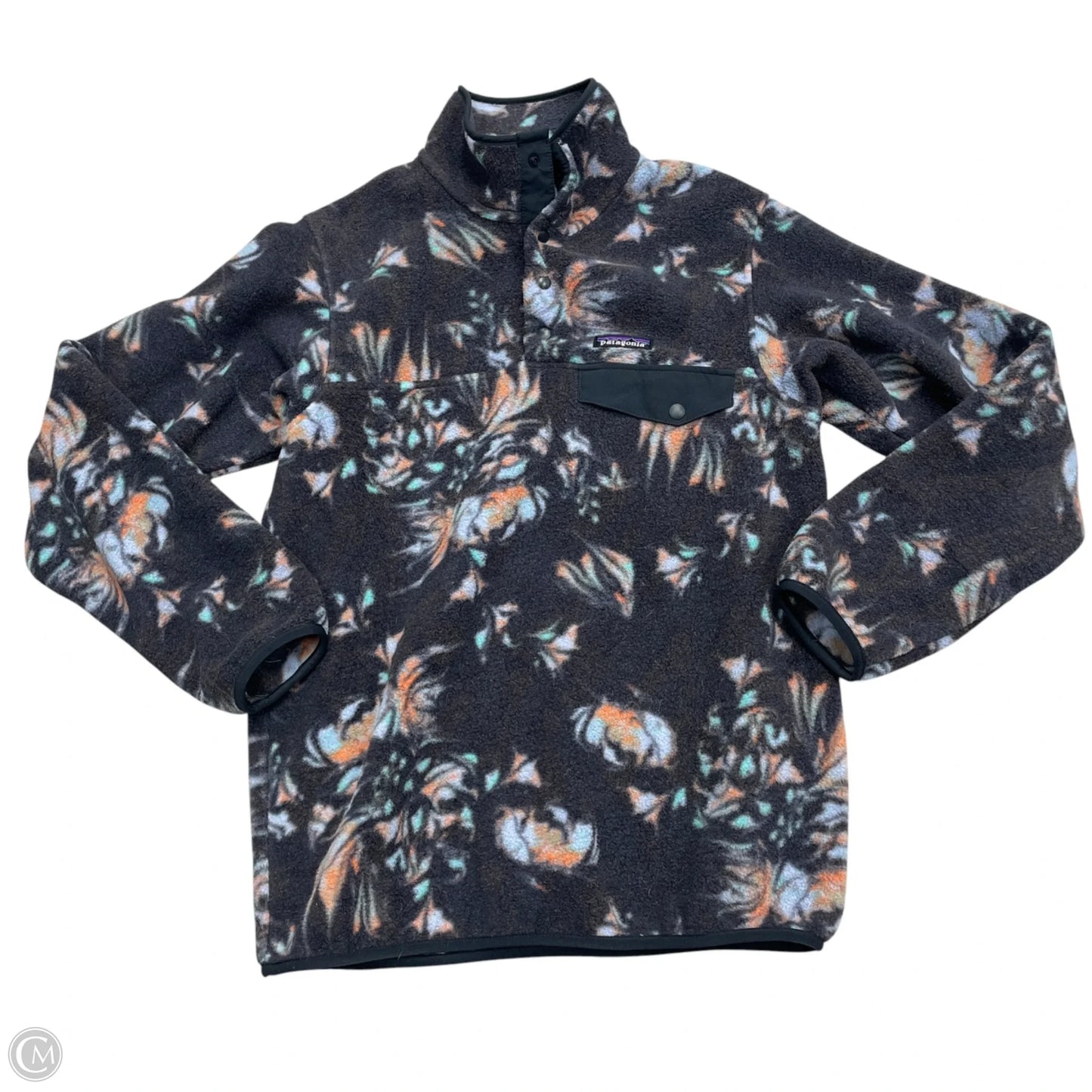 Jacket Fleece By Patagonia In Grey, Size: Xs