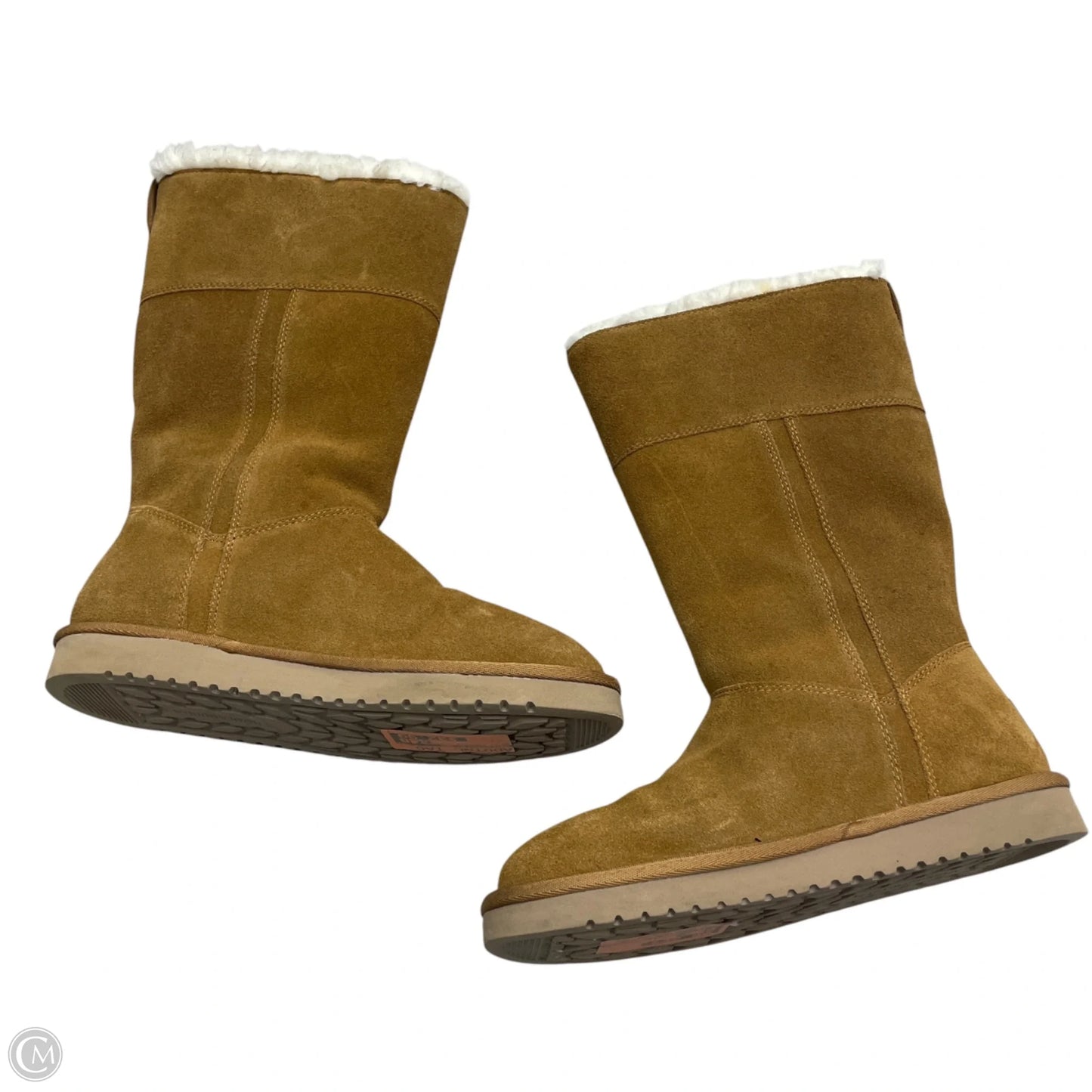 Boots Mid-calf Flats By Koolaburra By Ugg In Tan, Size: 7