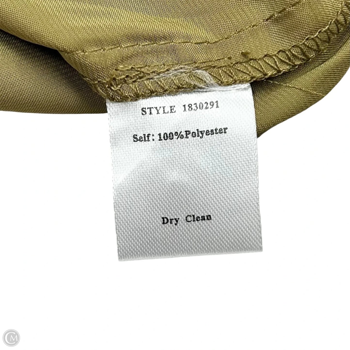 Blouse Long Sleeve By Current Air In Olive, Size: L