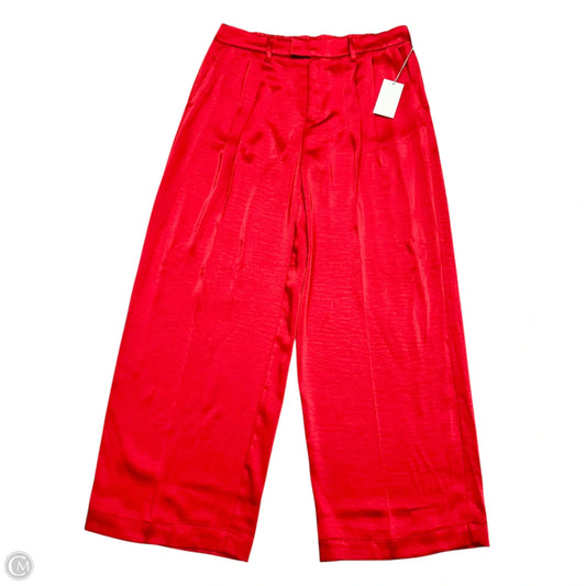 Pants Wide Leg By A New Day In Red, Size: 12