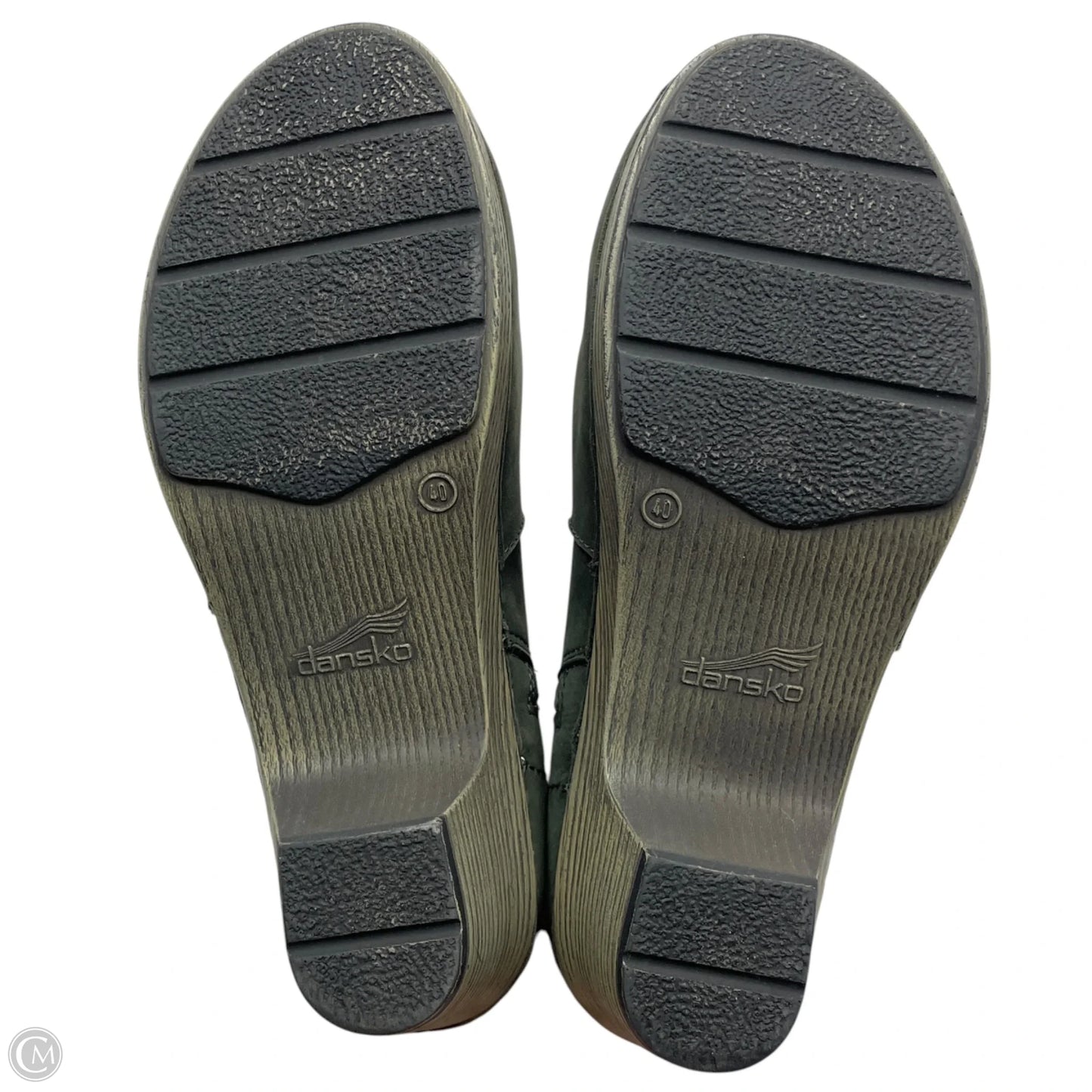 Boots Leather By Dansko In Brown & Green, Size: 9.5