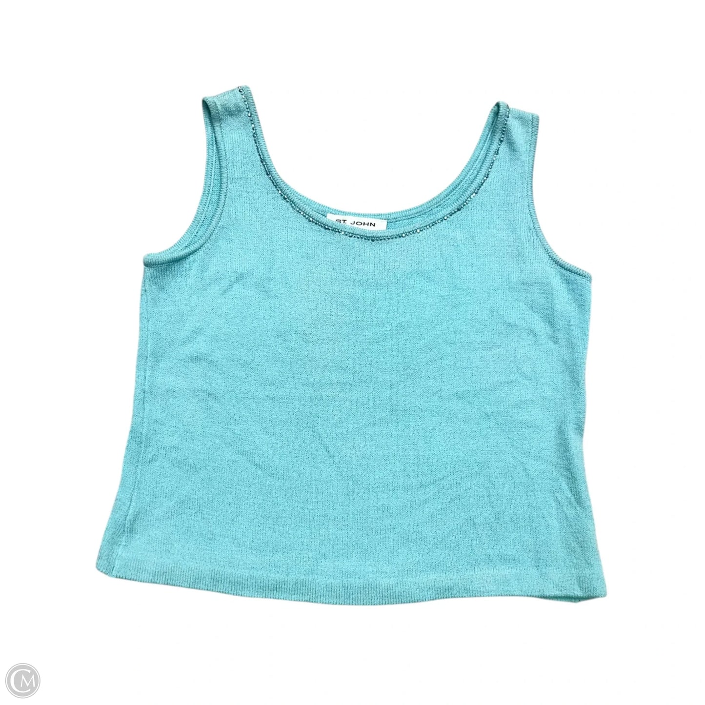 Tank Top By St. John In Blue, Size: S