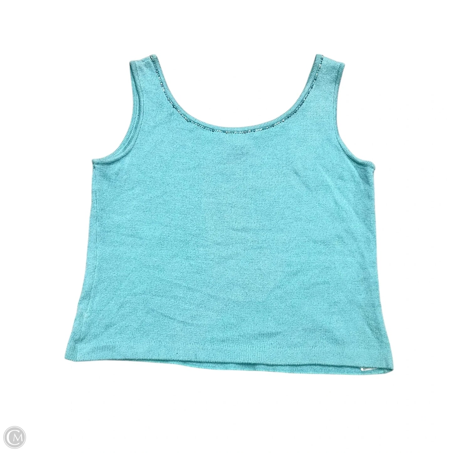 Tank Top By St. John In Blue, Size: S