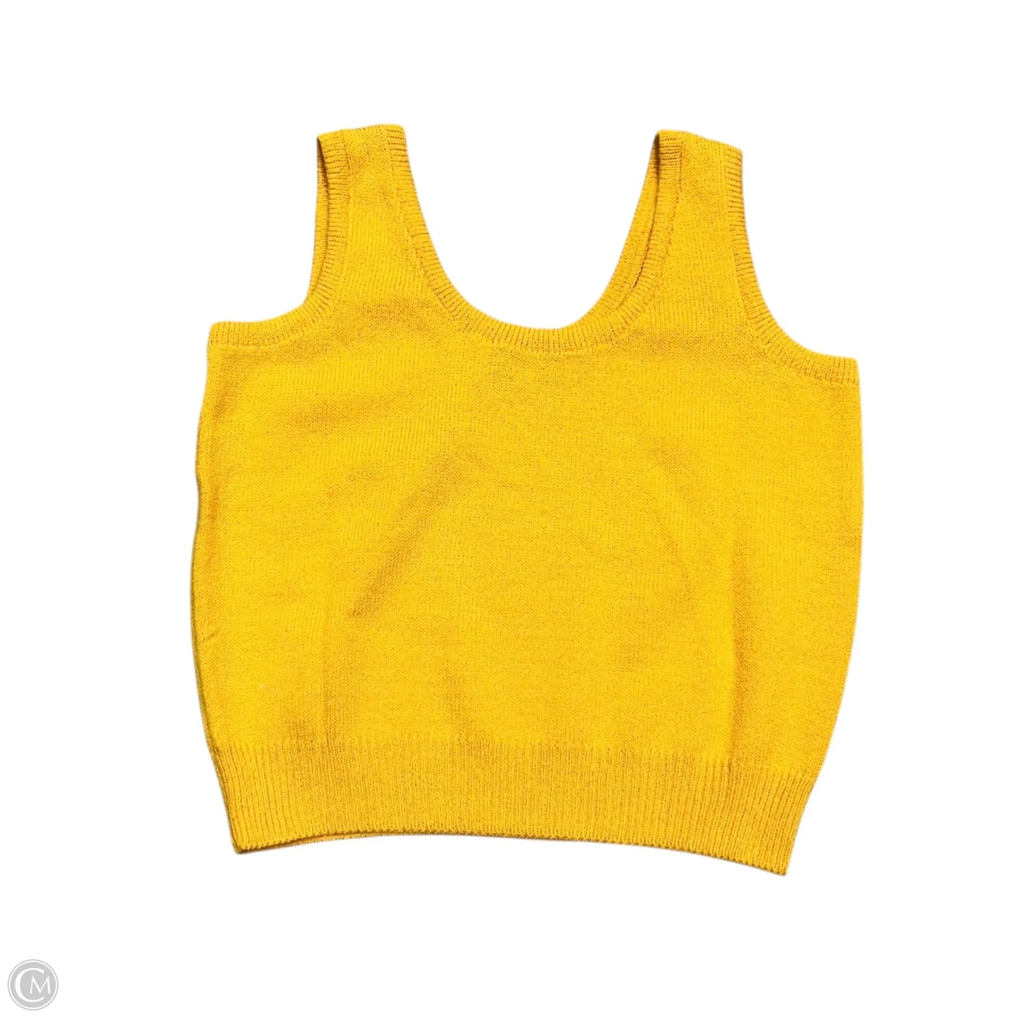 Tank Top By St. John Sport In Yellow, Size: S