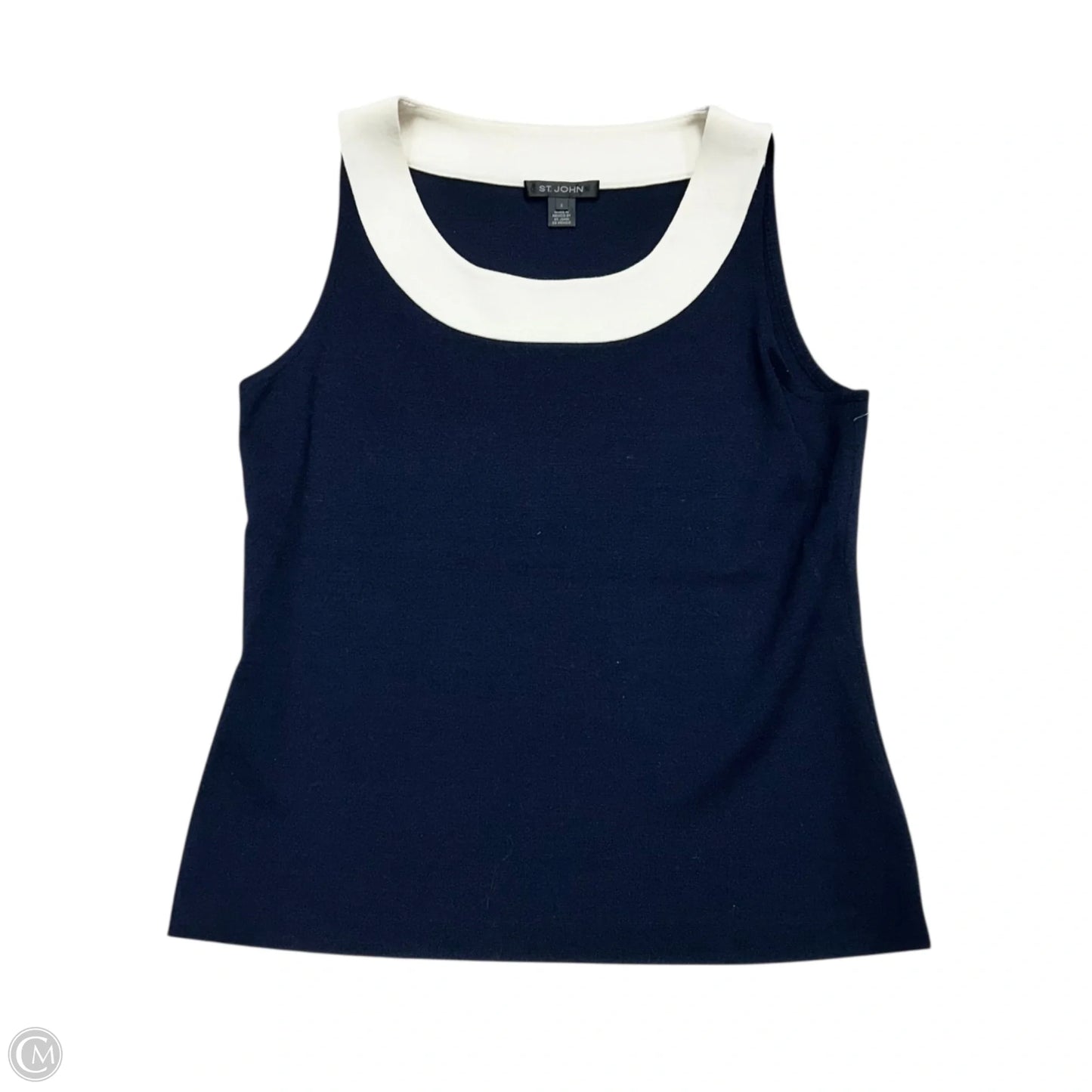 Tank Top By St. John In Navy, Size: S