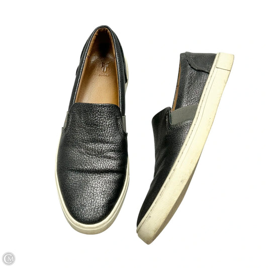 Shoes Designer By Frye In Metallic, Size: 9