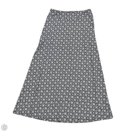Skirt Maxi By Talbots In Blue & White, Size: XSp