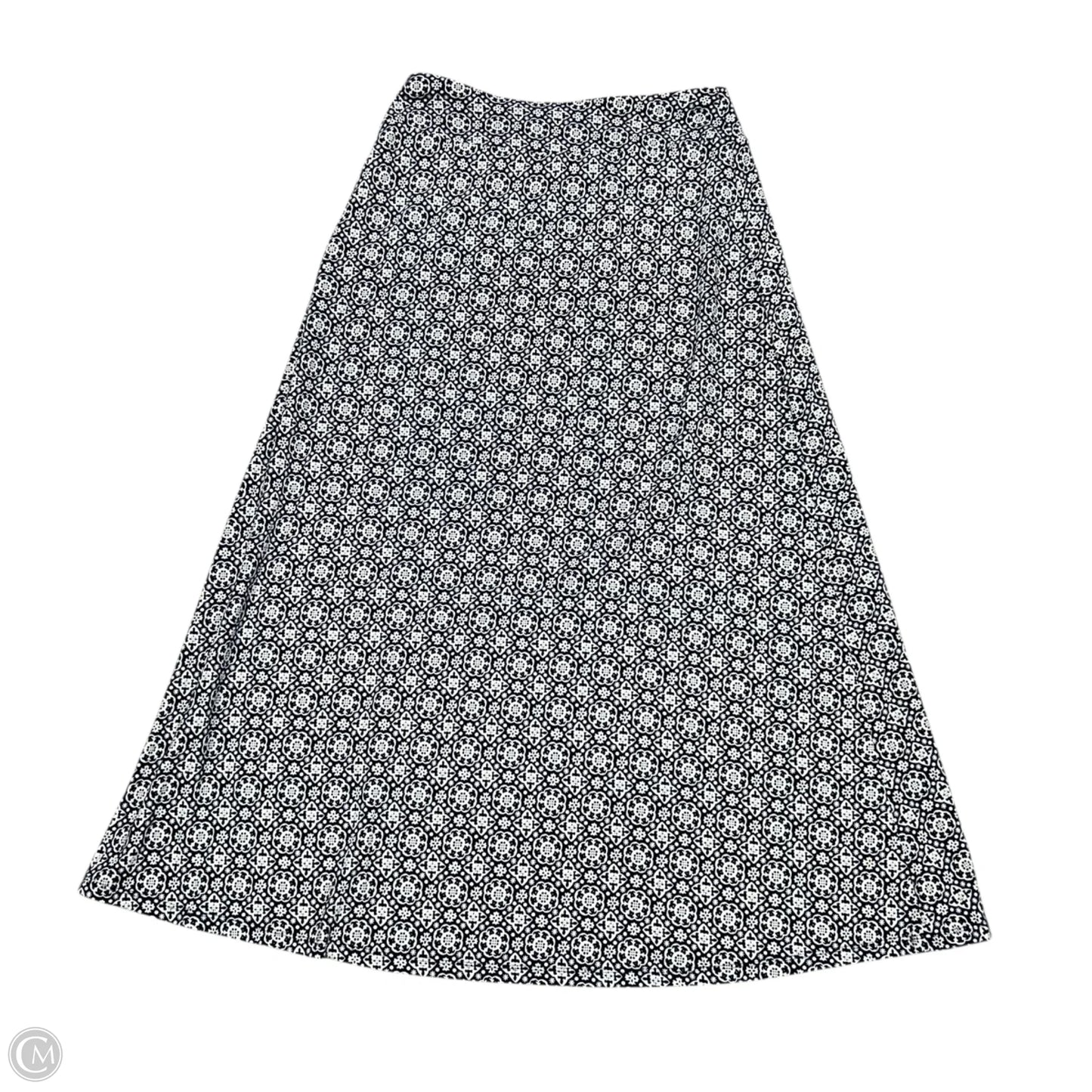 Skirt Maxi By Talbots In Blue & White, Size: XSp