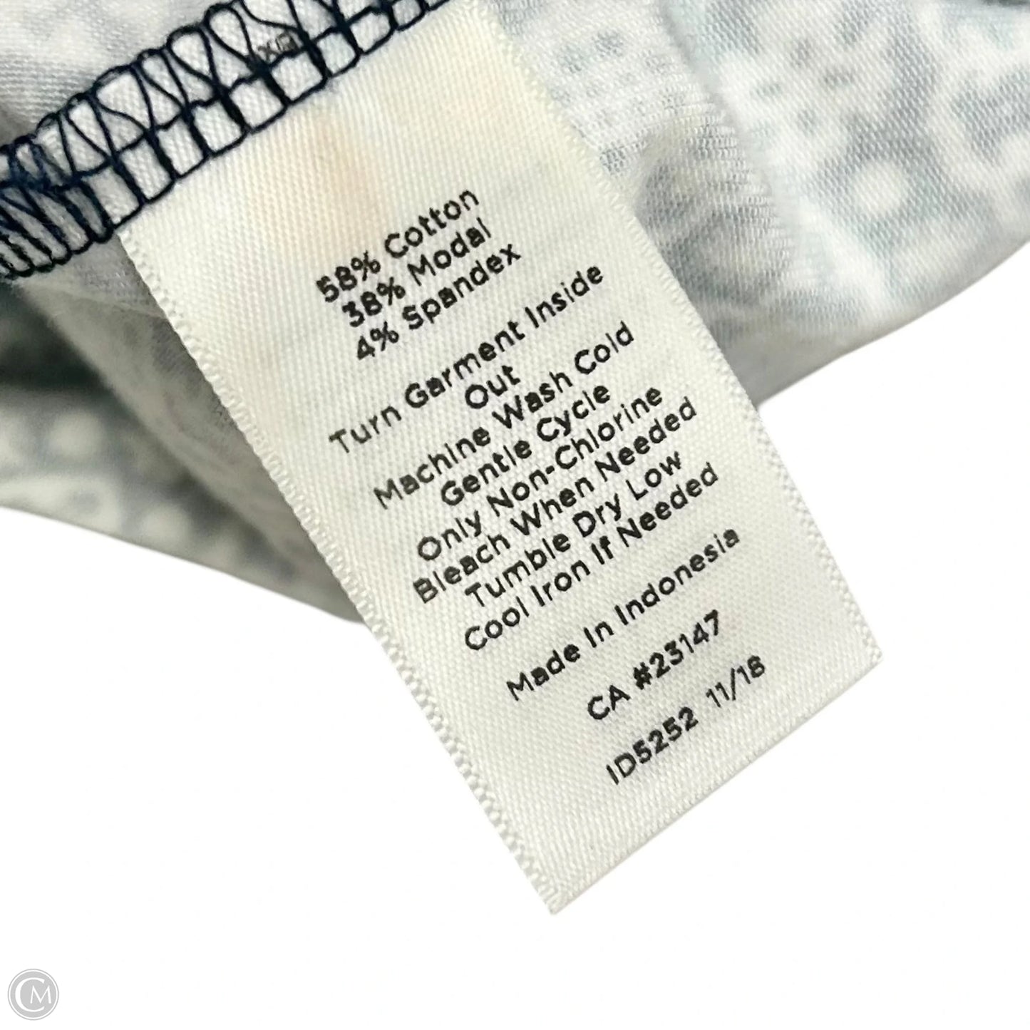 Skirt Maxi By Talbots In Blue & White, Size: XSp