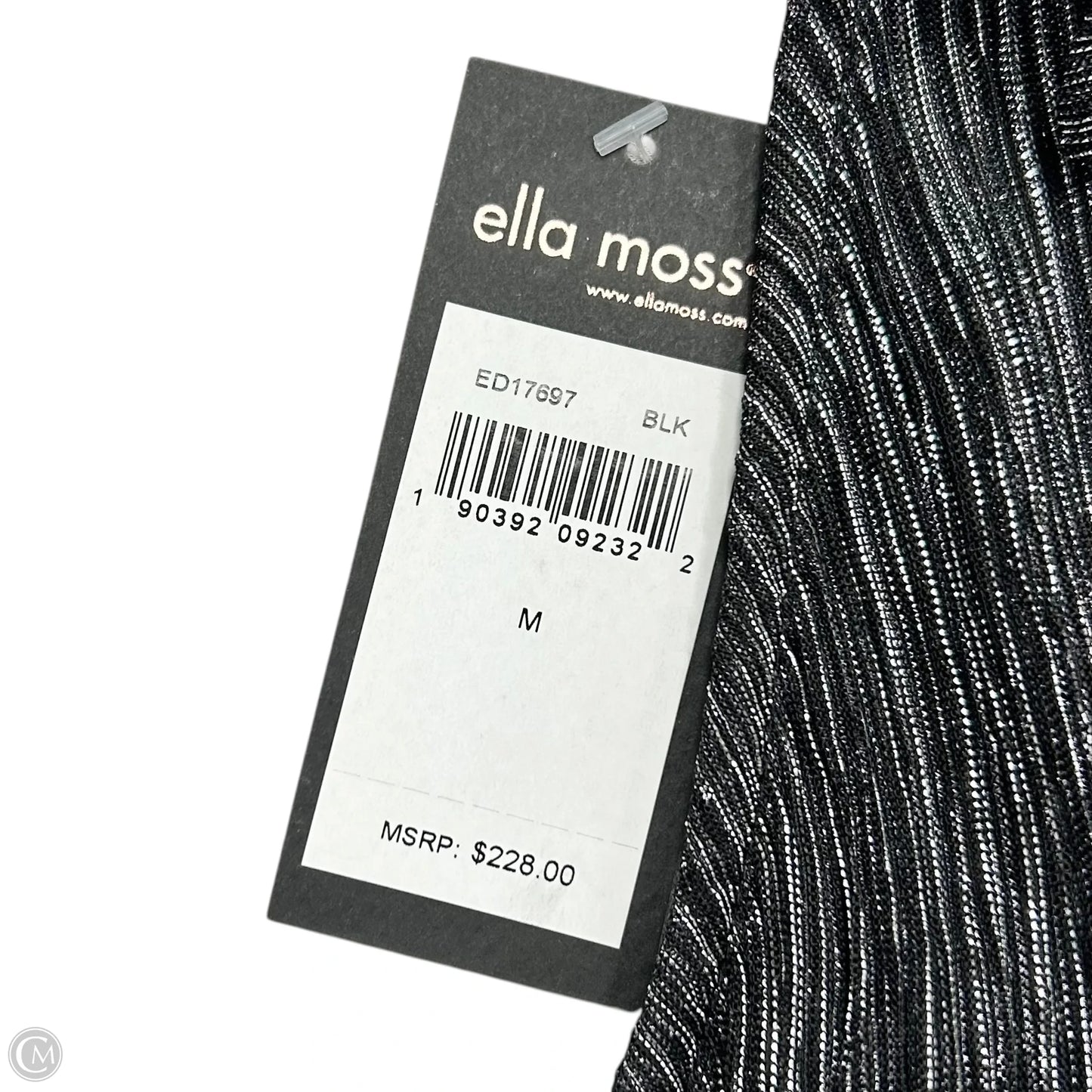 Dress Party Short By Ella Moss In Black & Silver, Size: M