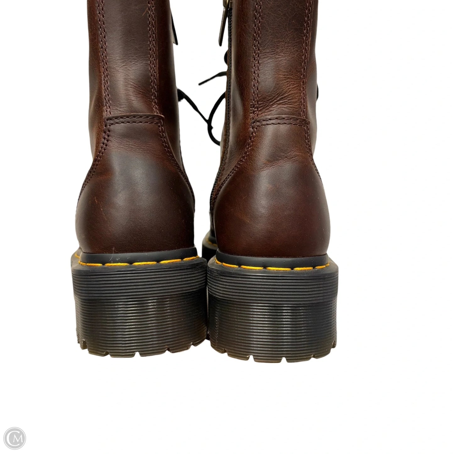 Boots Combat By Dr Martens In Brown, Size: 9