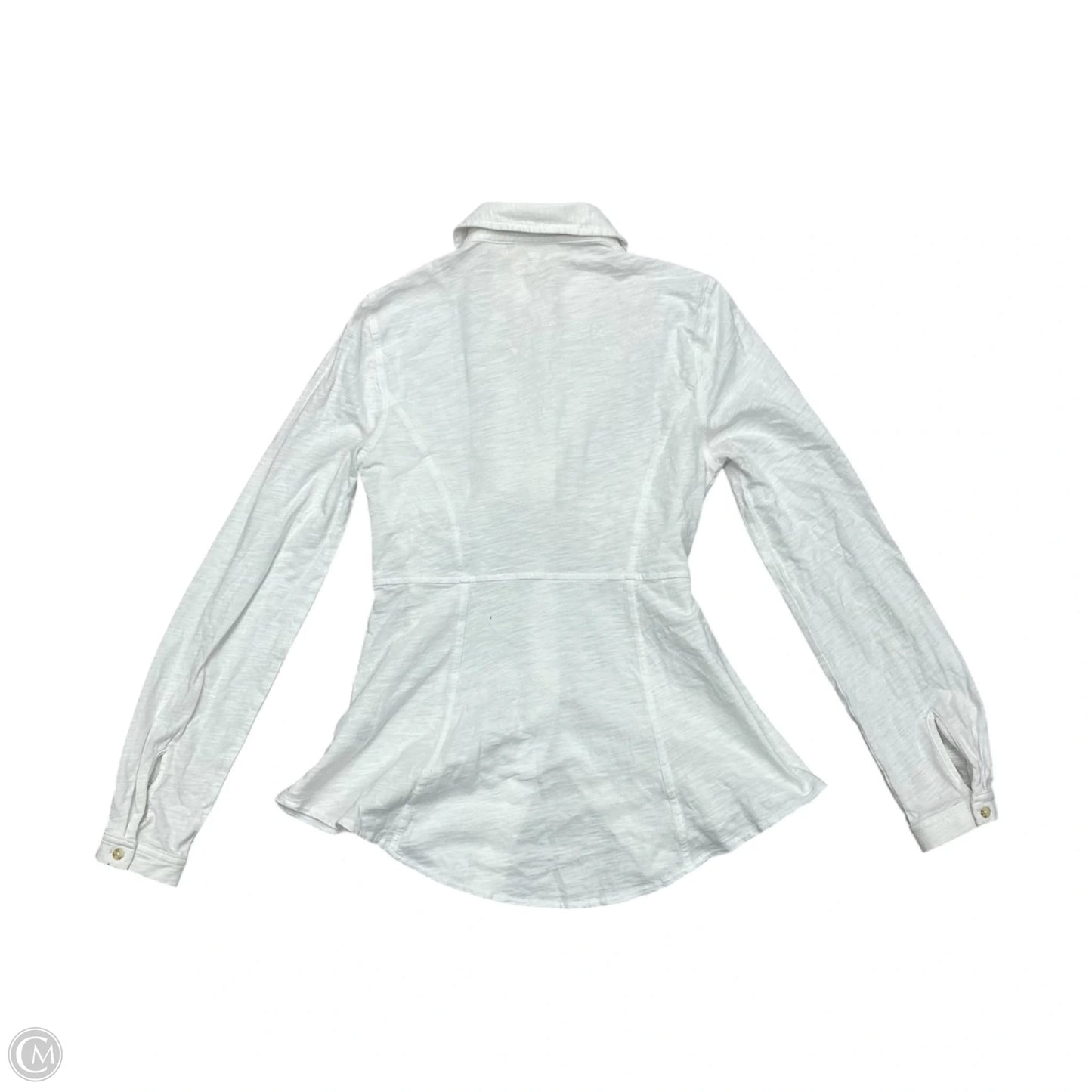 Top Long Sleeve By Maeve In White, Size: Xs
