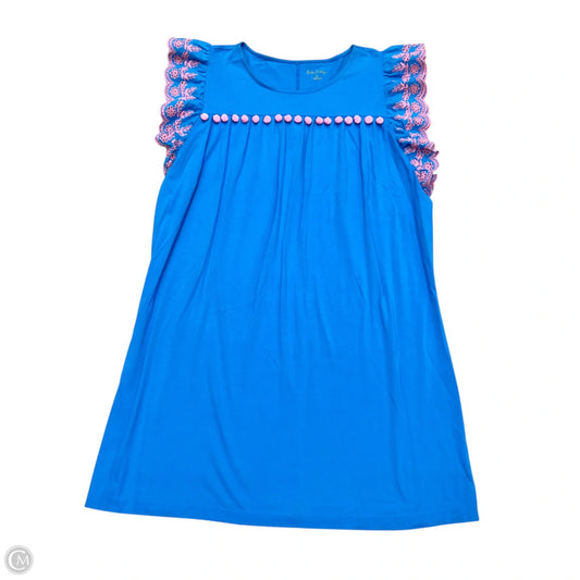 Dress Designer By Lilly Pulitzer In Blue & Pink, Size: Xl