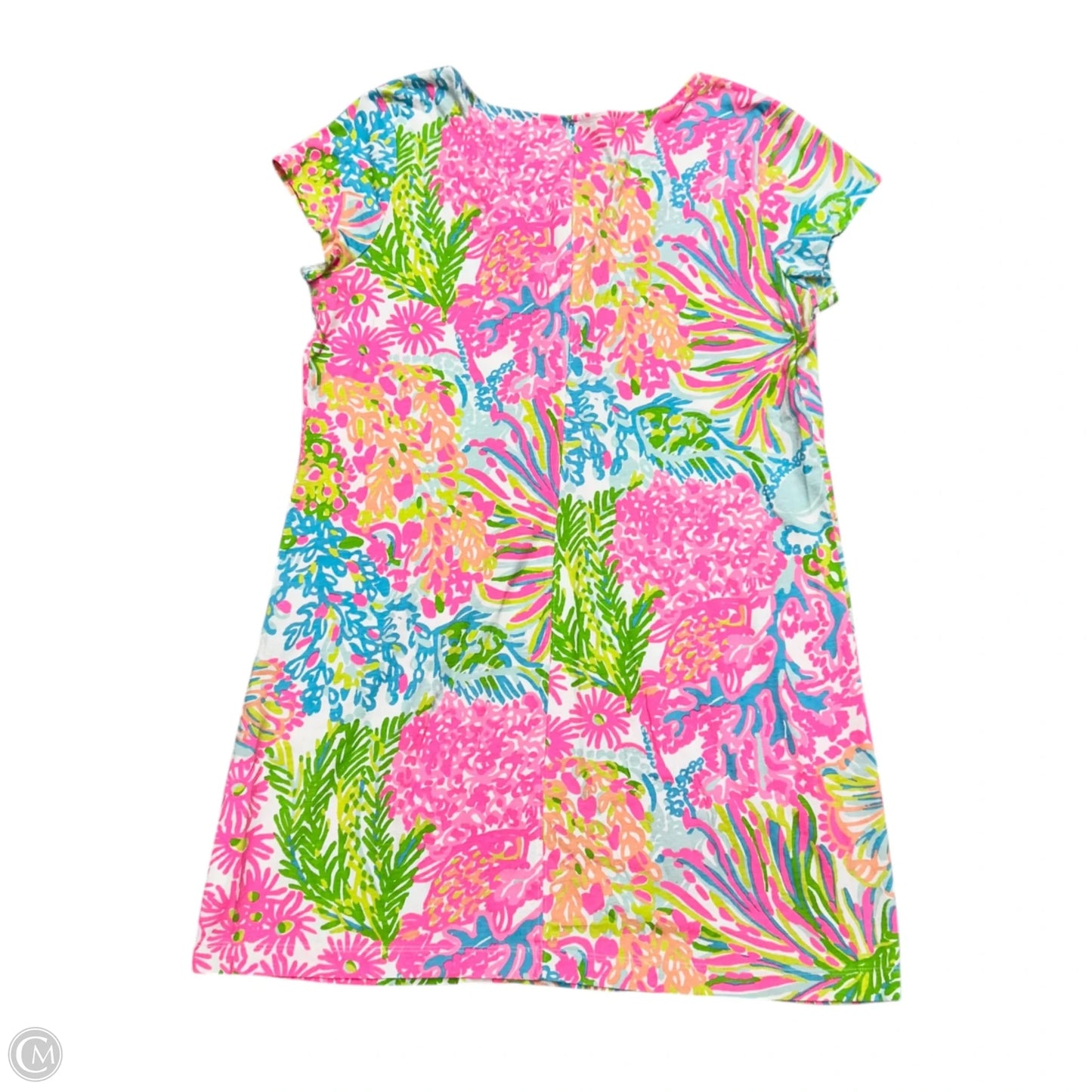 Dress Designer By Lilly Pulitzer In Green & Pink, Size: Xl