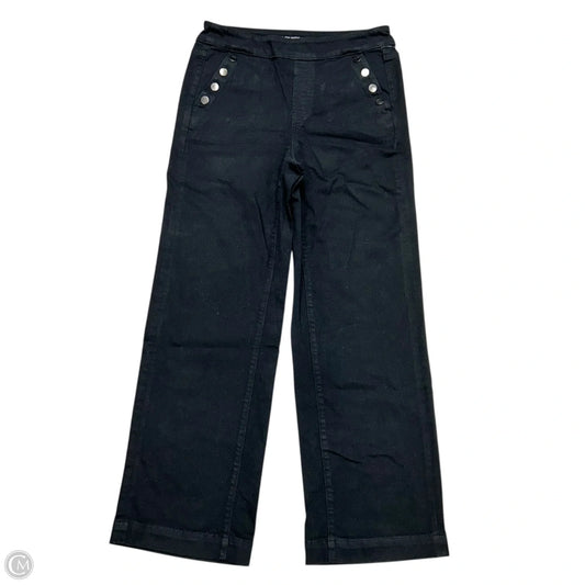 Jeans Wide Leg By Chicos In Black Denim, Size: 10