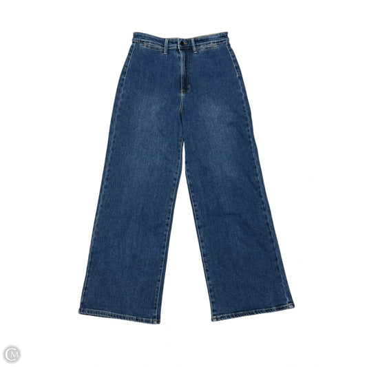 Jeans Wide Leg By Just Black In Blue Denim, Size: 10