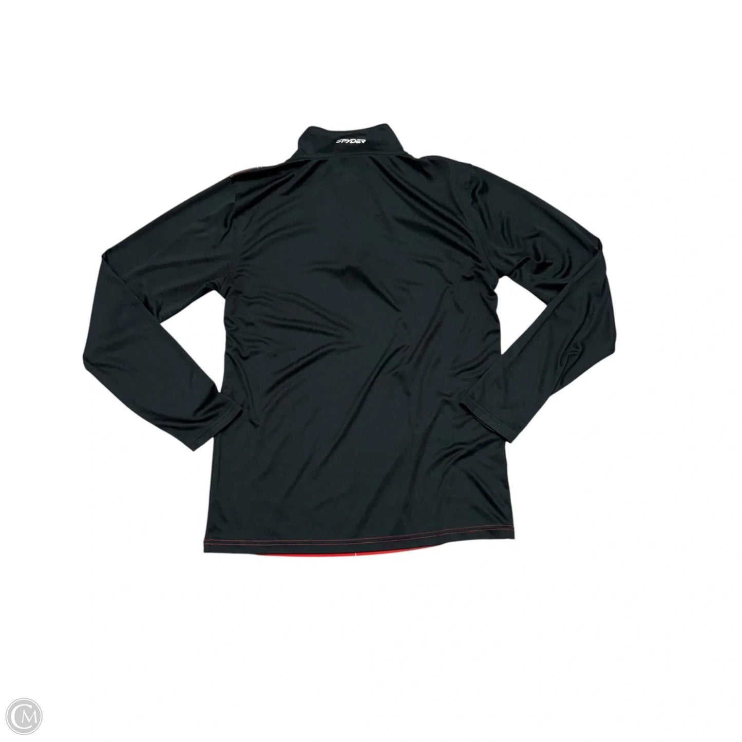 Athletic Jacket By Spyder In Black & Red, Size: Xl