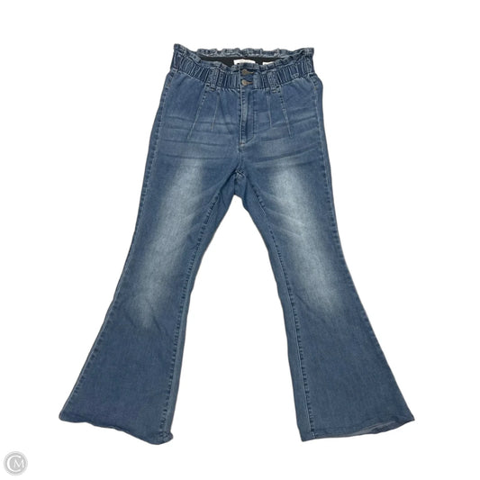 Jeans Flared By A Beautiful Soul In Blue Denim, Size: 10