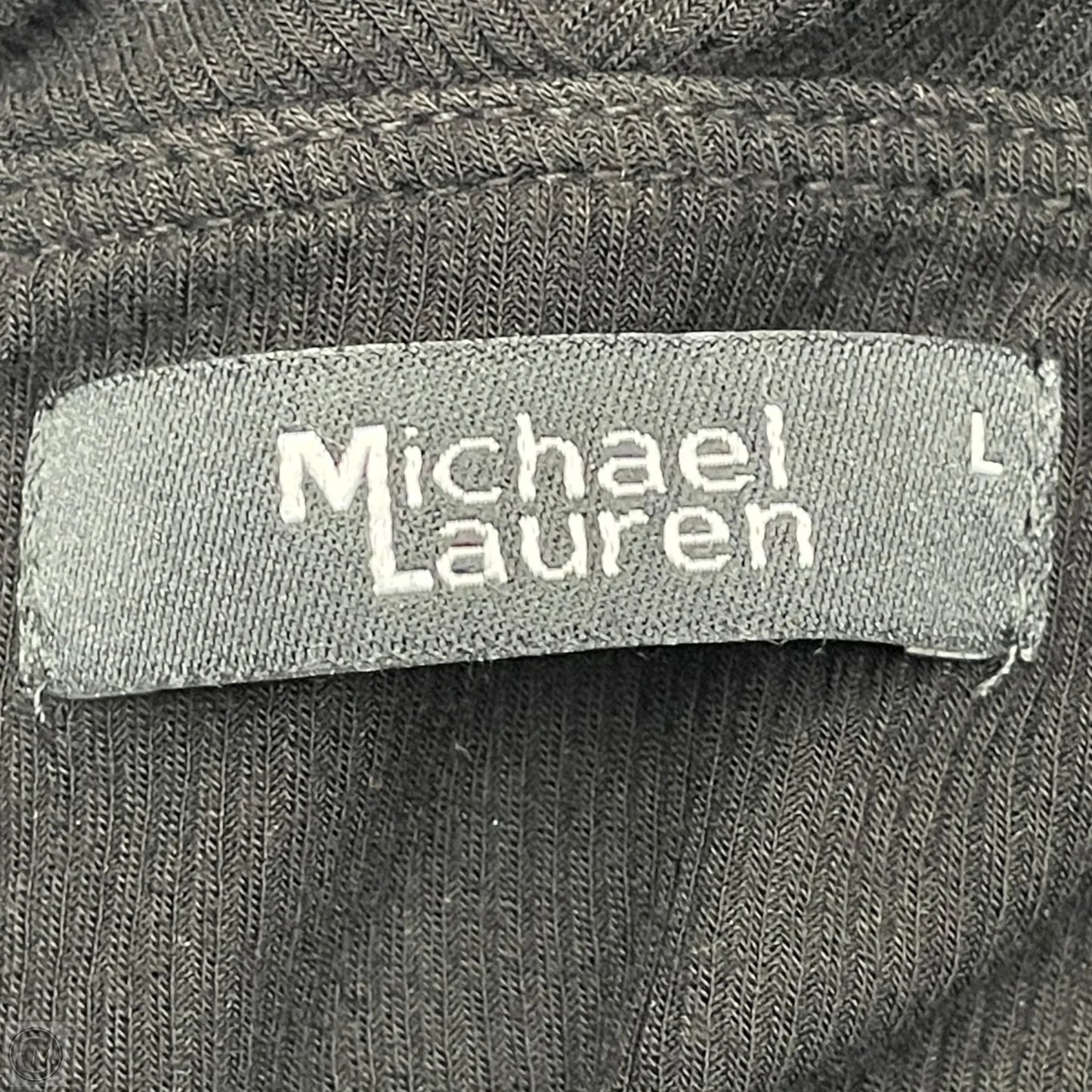 Tank Top By Michael Lauren In Black, Size: L