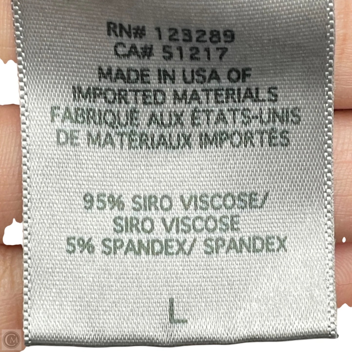 Tank Top By Michael Lauren In Black, Size: L
