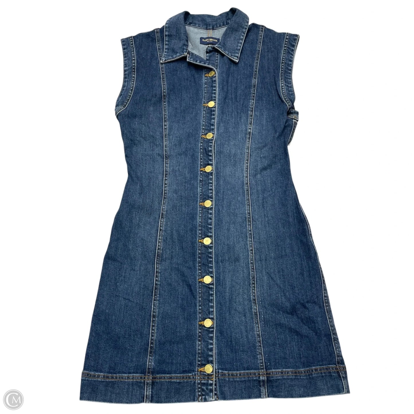 Dress Casual Short By Ramy Brook In Blue Denim, Size: L