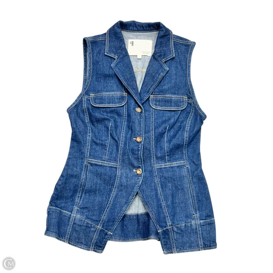 Vest Other By Pilcro In Blue Denim, Size: S