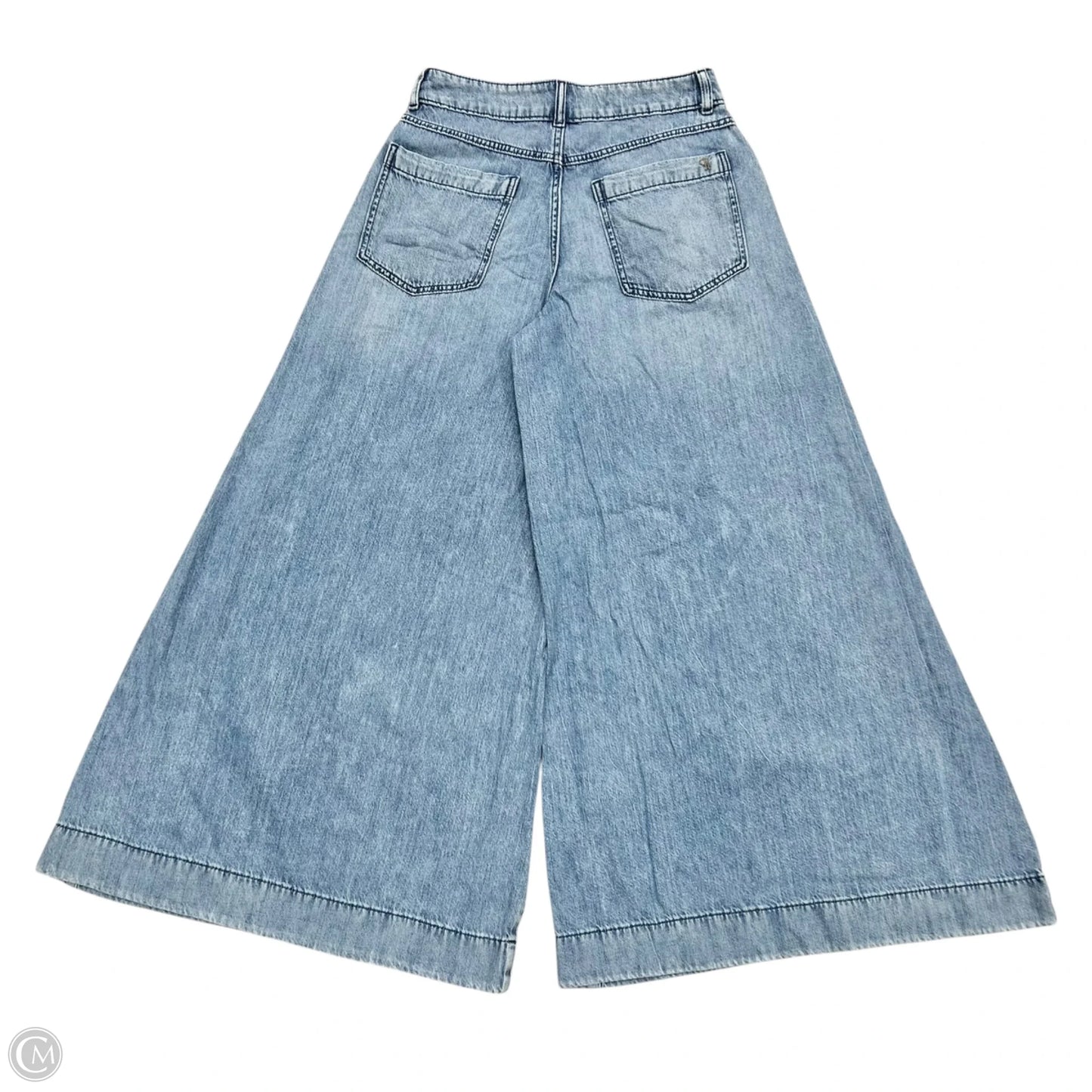 Jeans Flared By Pilcro In Blue Denim, Size: 6