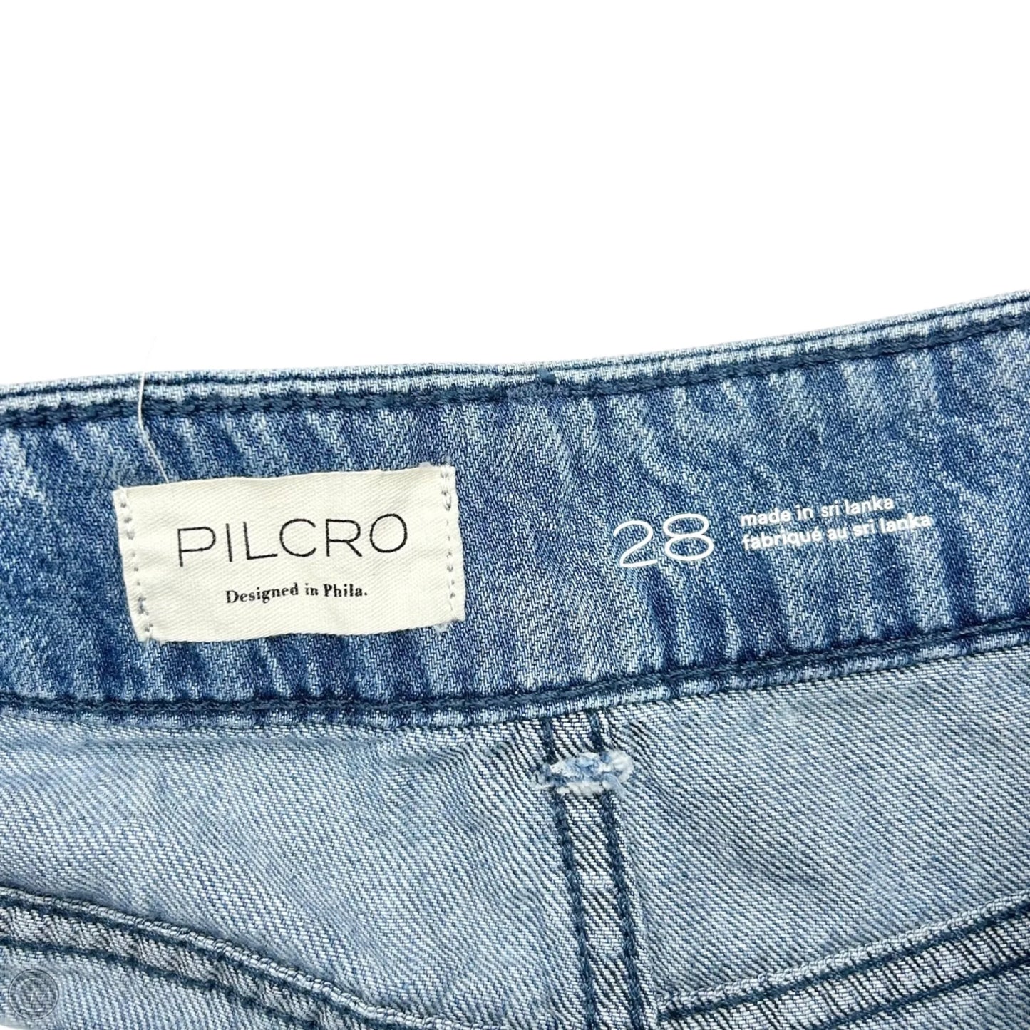 Jeans Flared By Pilcro In Blue Denim, Size: 6