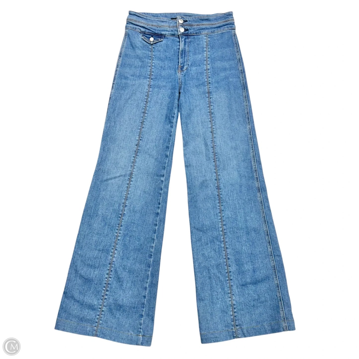 Jeans Flared By Veronica Beard In Blue Denim, Size: 6