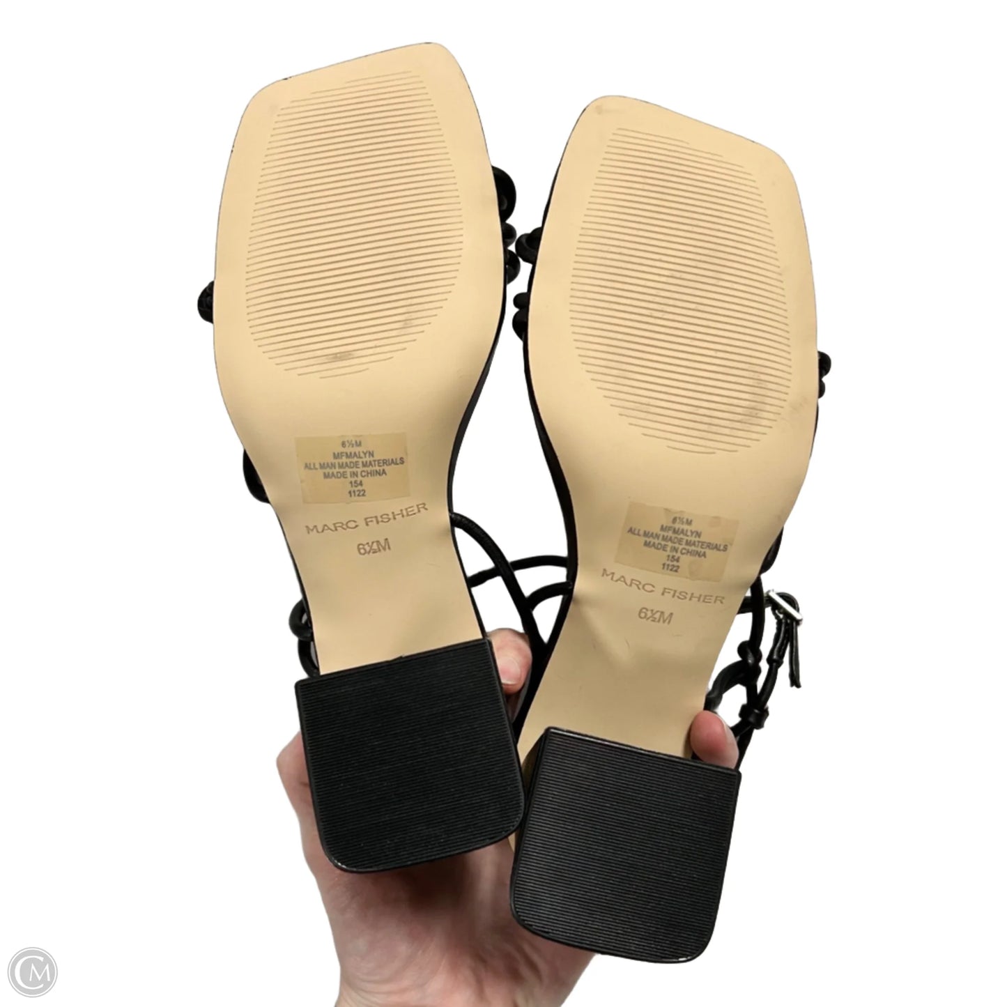 Shoes Heels Block By Marc Fisher In Black, Size: 6.5