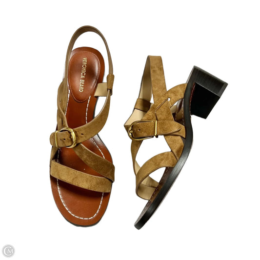 Shoes Heels Block By Veronica Beard In Brown, Size: 6.5