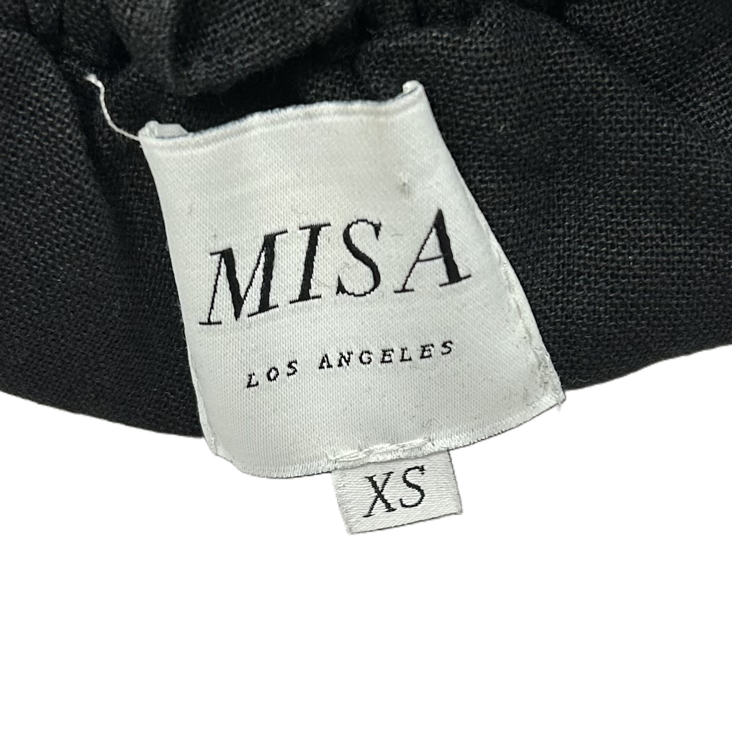 Top Short Sleeve By Misa La In Black, Size: Xs