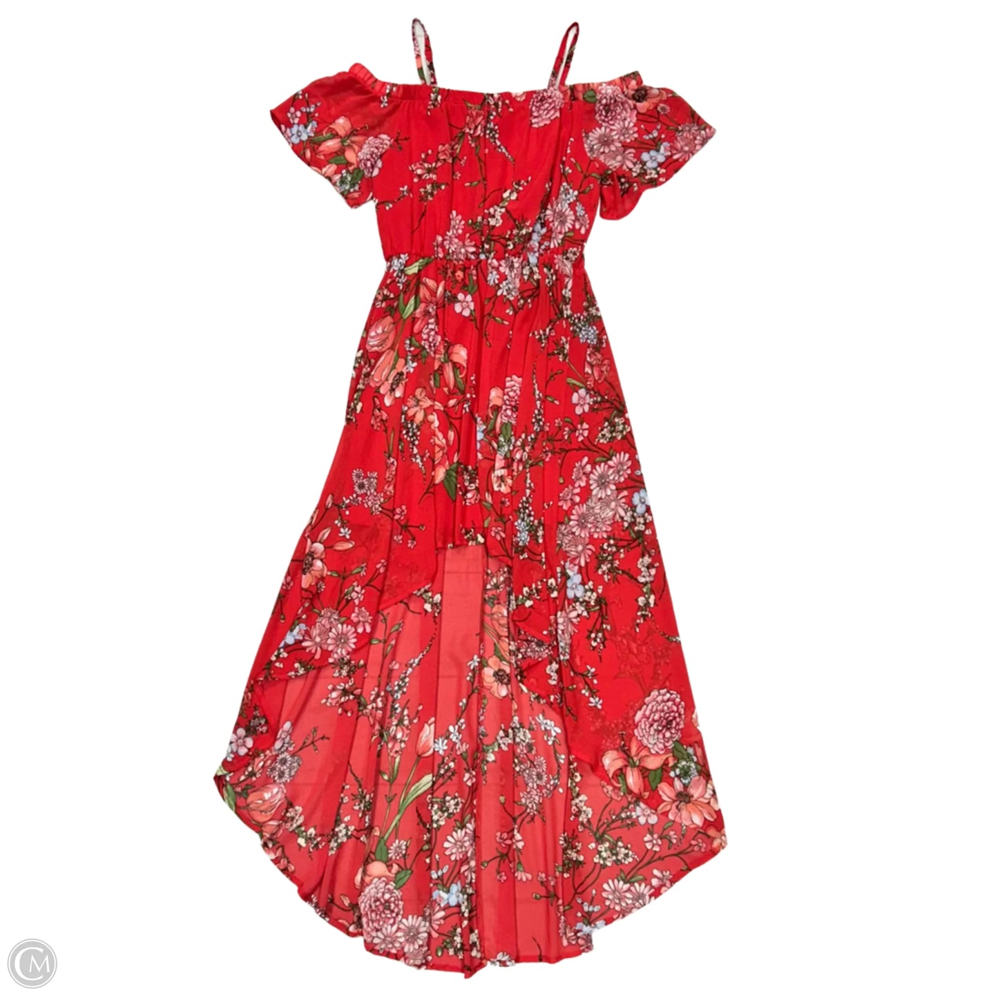 Dress Party Midi By Auw In Red, Size: M