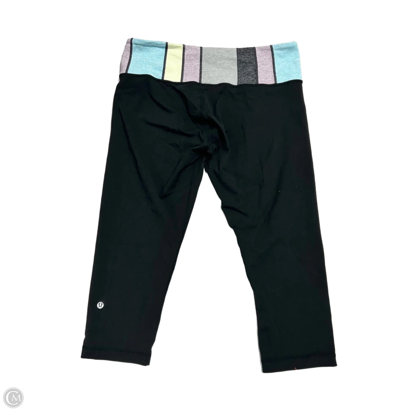 Athletic Leggings Capris By Lululemon In Black, Size: 12