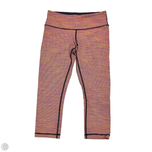 Athletic Leggings Capris By Lululemon In Multi-colored, Size: 6